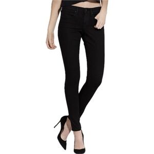 AYR High Rise Skinny Jeans in Black